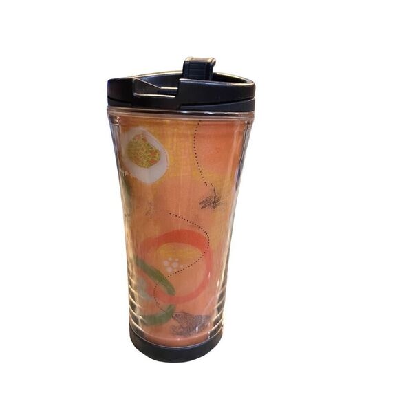 Starbucks 2008 8oz 3D Dragonfly Butterfly Hummingbird Small Tumbler - Picture 3 of 5